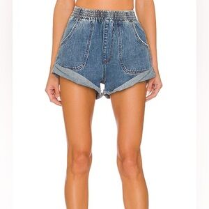 One Teaspoon Cobaine Hunters- Relaxed Mid Rise Shorts